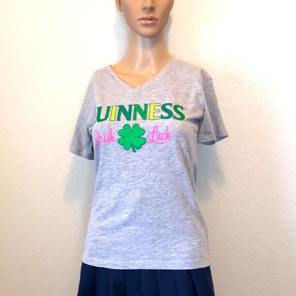 Guinness Irish ☘️ Luck T- Shirt Size M(8-10)